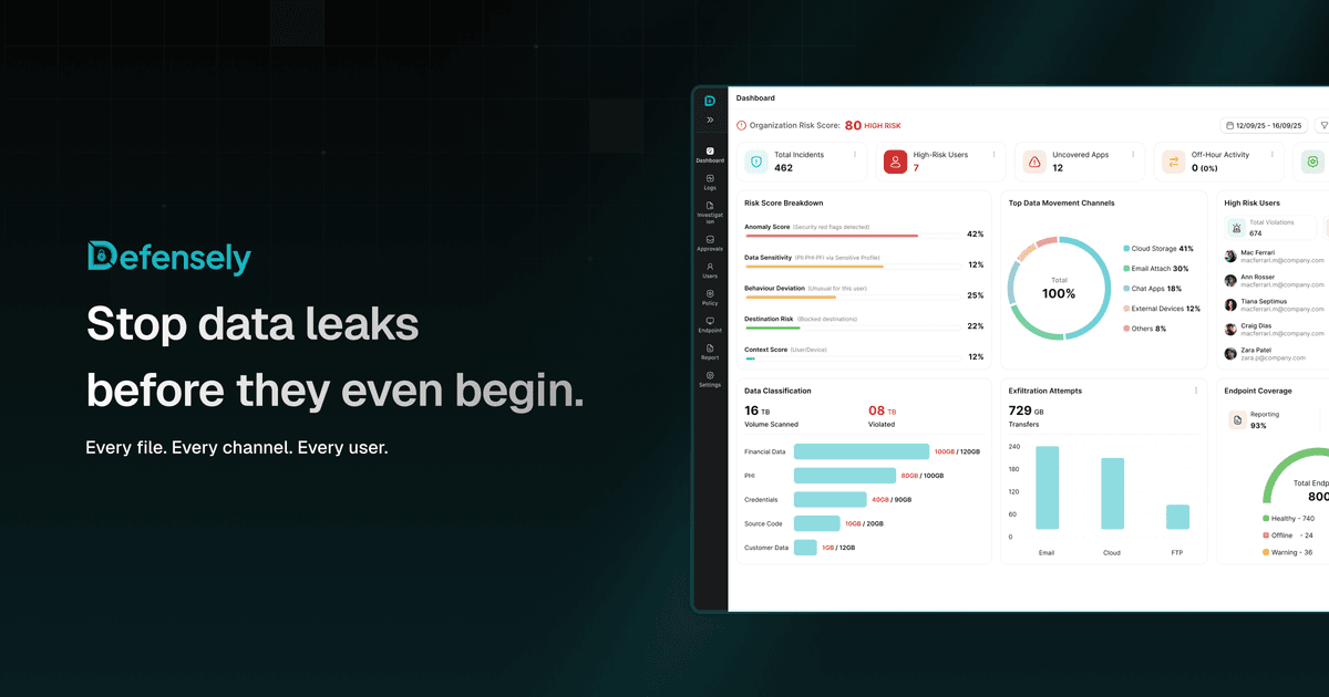 DLP Defence | Data Loss Prevention for the AI Era